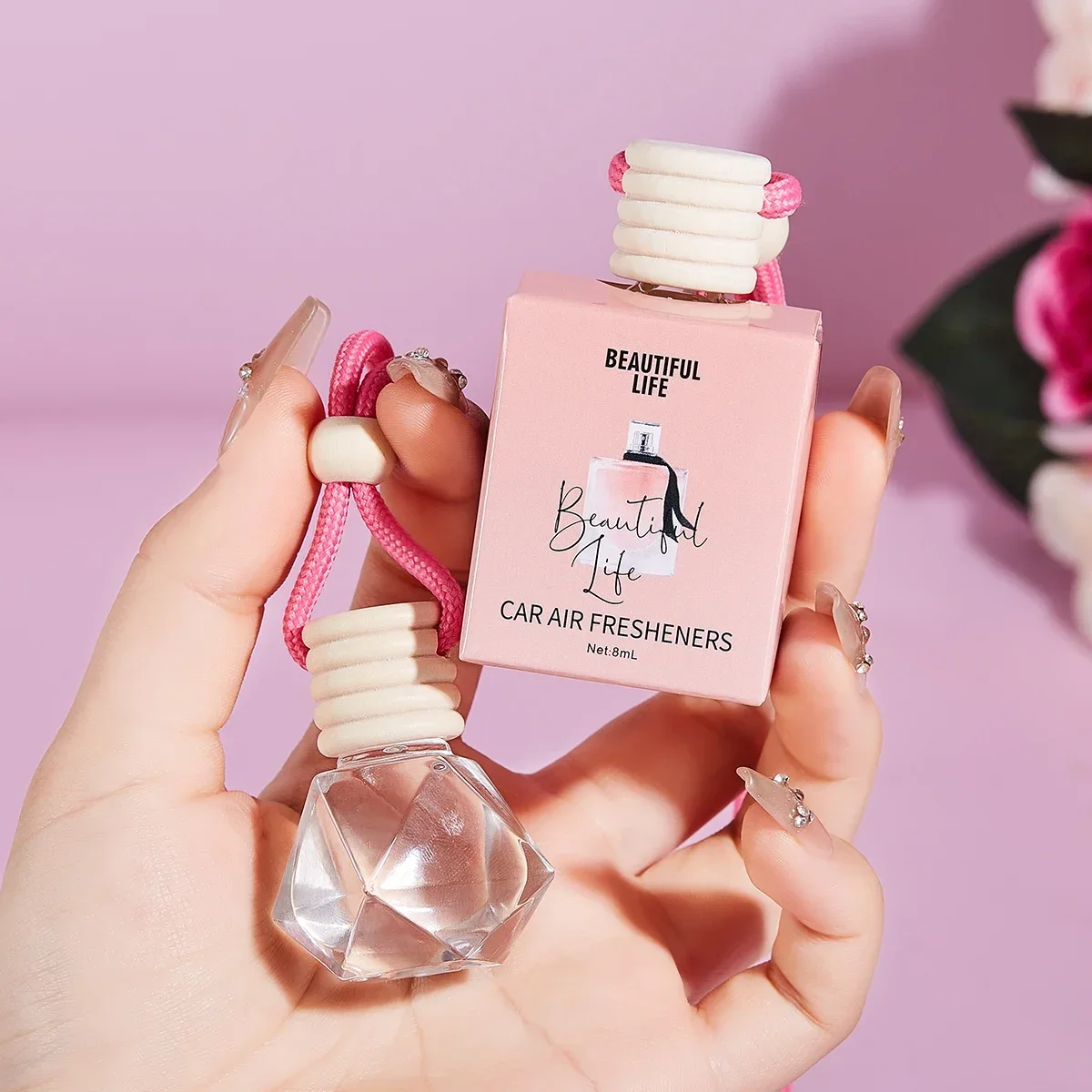 Perfume bottle car perfume, long-term car air freshener, car perfume used for car interior accessories, keep charming and fresh - Image 7